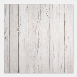 Witte Houten Rustieke Stranddecor Verdrietige Text Behang