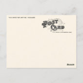 Witte Huis Briefkaart - Herdruk (Achterkant)