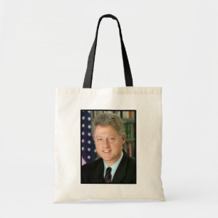 Witte Huis-foto van president Bill Clinton Tote Bag