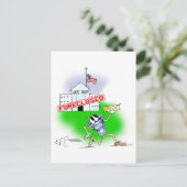 Witte Huis geforecloseerd Briefkaart (Staand voorkant)