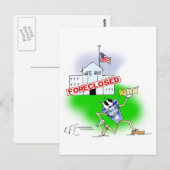 Witte Huis geforecloseerd Briefkaart (Voorkant / Achterkant)