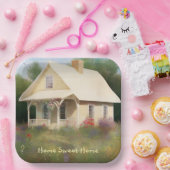 Witte Huis Housewarming Papieren Bordje (Feest)