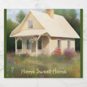 Witte Huis Housewarming Sparkling Wijnetiket (Enkel label)