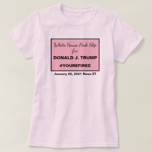 Witte Huis Pink Slip voor Ides of Trump Resistance T-shirt