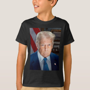 Witte Huis-portret Donald J Trump 2025 T-shirt