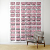 Witte Huis Roze Ontslagbrief Trump Selfie Fotohulp Wandkleed (In situ)