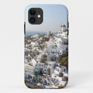 Witte huizen op Santorini iPhone 11 Hoesje