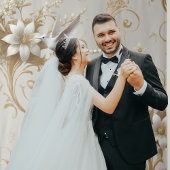 Witte Hummingbird Fancy achtergrond Wandkleed