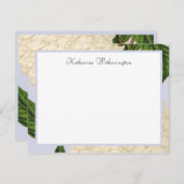 witte hydrangea - Aangepaste notitiekaarten Kaart (Voorkant / Achterkant)