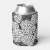 Witte hydrangea blikjeskoeler (Blikje Voorkant)