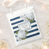 Witte Hydrangea bloementuin Navy Blue Dank u Bedankzakje (Geknipt)