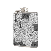 Witte hydrangea heupfles (Links)