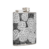 Witte hydrangea heupfles (Rechts)