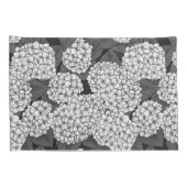 Witte hydrangea kussensloop (Achterkant-Rechts)