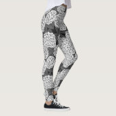Witte hydrangea leggings (Rechts)