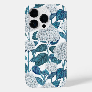 Witte hydrangea waterverf Case-Mate iPhone 14 pro hoesje