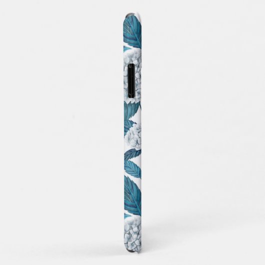 Witte hydrangea waterverf Case-Mate iPhone case (Achterkant/rechts)