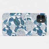Witte hydrangea waterverf Case-Mate iPhone case (Achterkant (horizontaal))