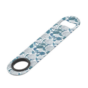 Witte hydrangea waterverf speed flessenopener