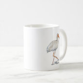 Witte Ibis Coastal Beach Mok (Voorkant rechts)