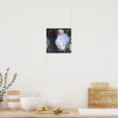 Witte ibis vogel foto Poster (Keuken)