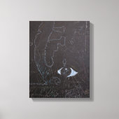 Witte Ideeën en Blackboards 2 Canvas (Voorkant)