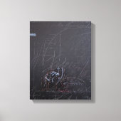 Witte Ideeën en Blackboards 3 Canvas (Voorkant)