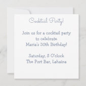 Witte ijsglitter kaart (Achterkant)