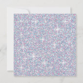 Witte ijsglitter kaart (Voorkant)