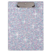 Witte ijsglitter klembord (Voorkant)