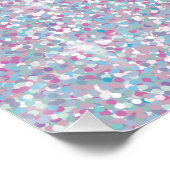 Witte ijsglitter perfect poster (Hoek)