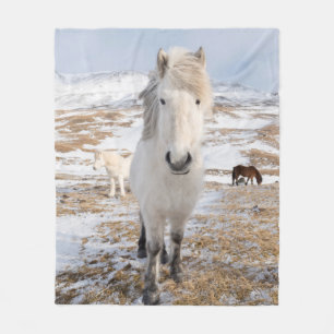 Witte IJslandse paard, IJsland Fleece Deken