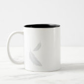 Witte Indische ringnek Parrot Tweekleurige Koffiemok (Links)