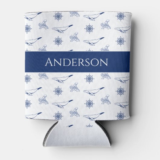 Witte inktvis blikjeskoeler (Voorkant)