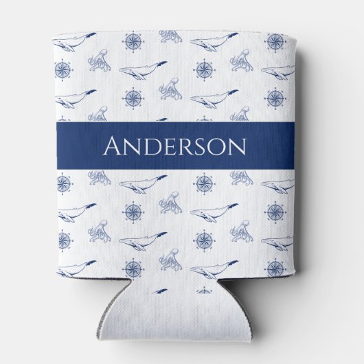 Witte inktvis blikjeskoeler (Achterkant)