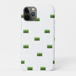 Witte iPhone Case met Green Grass Patch – Natuur
