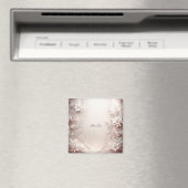 Witte Ivoren Bloem Magneet (Insitu (Vaatwasser))