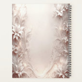 Witte Ivoren Bloemen Planner (Achterkant)
