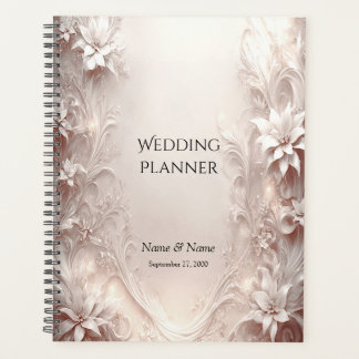 Witte Ivoren Bloemen Planner