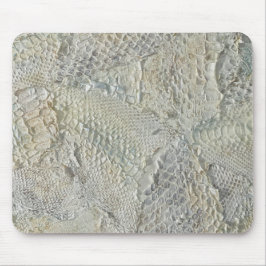 Witte Ivoren Snakeskin Mousepad Muismat