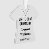 Witte Jas Ceremonie Naam Ornament (voorkant)
