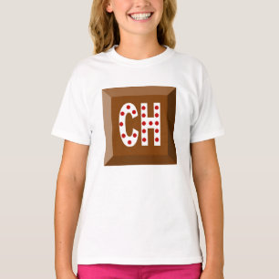 Witte jersey-T-shirt ZWITSERLAND CHOCOLAT BONBONS T-shirt