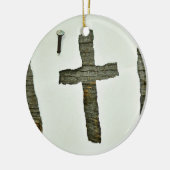 Witte Jezus Keramisch Ornament (Links)