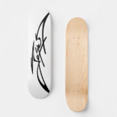 Witte Jezus Skateboard (Voorkant)