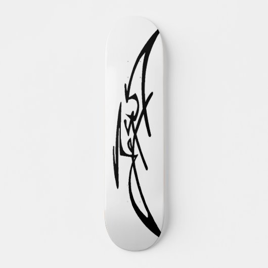 Witte Jezus Skateboard (Voorkant)