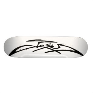 Witte Jezus Skateboard