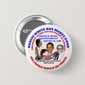 WITTE JONGEN MAAKT GOED. RONDE BUTTON 5,7 CM (Voorkant /achterkant)