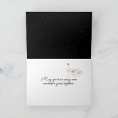 Witte Jubilea en Moon Wedding Kaart (Binnen)