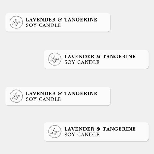 Witte kaars, tamper-bestendig zegel Uw Logo labels (Groep)