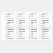 Witte kaars, tamper-bestendig zegel Uw Logo labels (Vel)